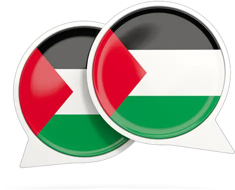  Round Chat Icon Illustration Of Flag Palestinian Territories Language Png Green Chat Icon