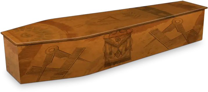  Freemason Antique Custom Coffin Design 1069549 Png Antique Coffin Coffin Png