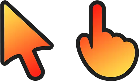  Orange Aesthetic Cursors Cool Mouse Cursors Sweezy Cursor Png Mac Mouse Icon