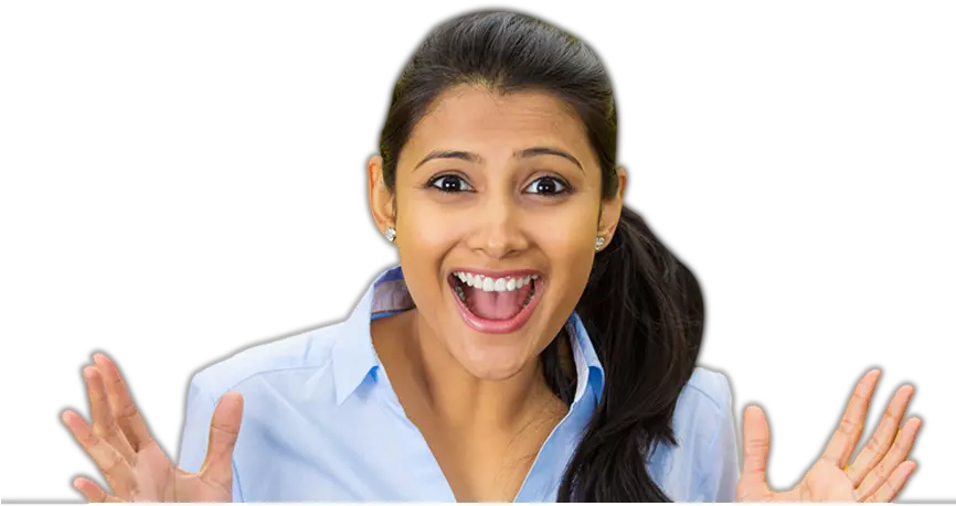  Indian Girl Surprise Face Png Images Excited Surprise Girl Png Girl Face Png