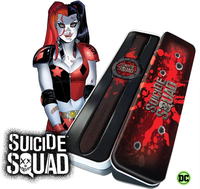  Dc Watch Collection Comic Heroes Eaglemoss Harley Quinn Png Suicide Squad Joker Icon