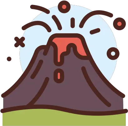  Volcano Free Nature Icons Party Icon Transparent Png Volcano Icon Png