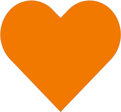  Orange Heart Icon Orange Heart Clipart Png Love Heart Icon