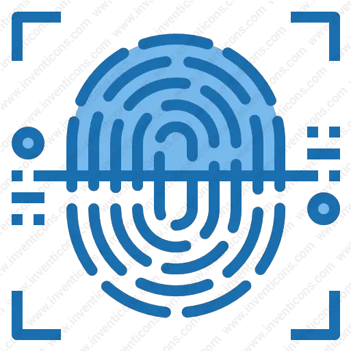  Download Fingerprint Scan Vector Icon Inventicons Icono Reconocimiento De Retina Png Fingerprint Icon Pack