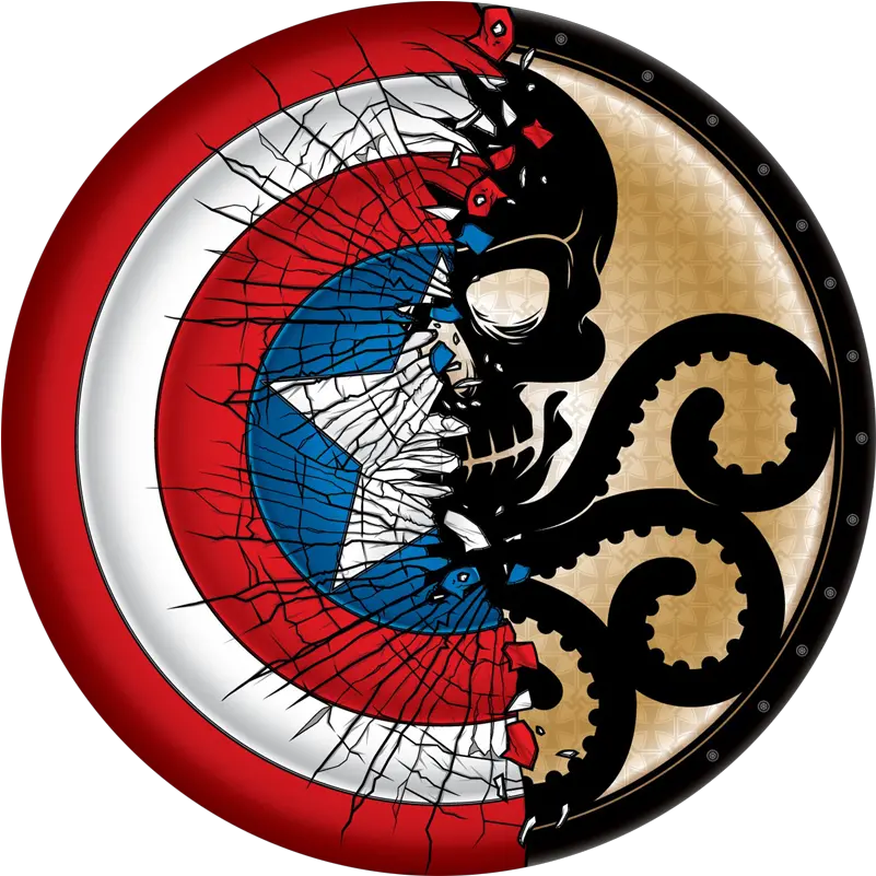  Download Marvel Now 2017 Spoilers Quicksilver Captain Captain America And Hydra Symbol Png Captain Marvel Logo Png