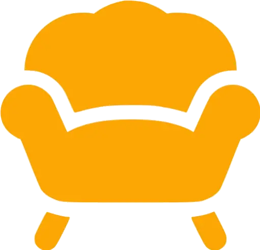  Orange Armchair Icon Free Orange Furniture Icons Furniture Icon Png Living Room Icon