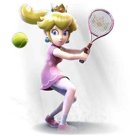  File Sports Peach Tennis Mario Sports Superstars Princess Peach Vôlei Png Princess Peach Icon