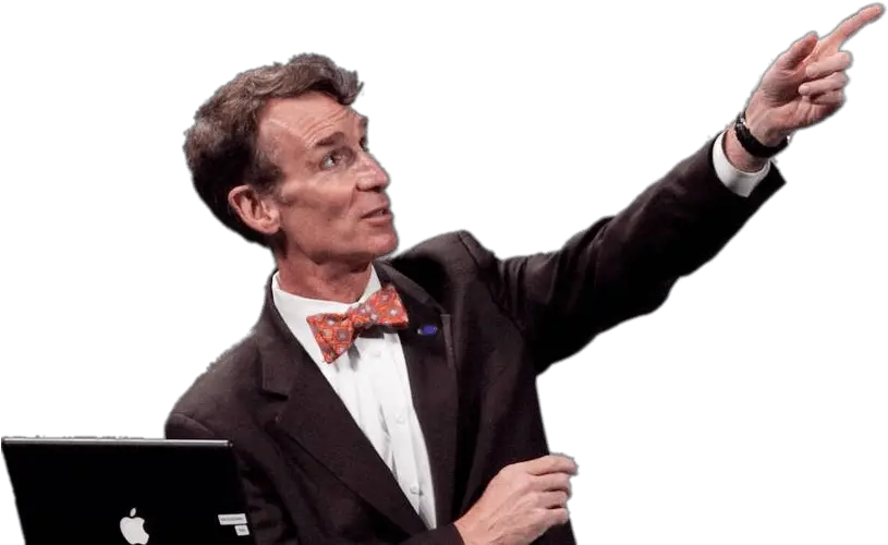  Download Bill Nye During Speech If Her Age Is On The Clock Png Bill Nye Png