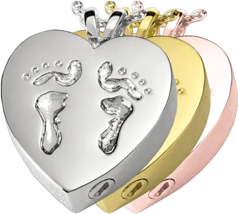  Wholesale Cremation Jewelry Baby Feet Heart Solid Png Baby Footprint Png