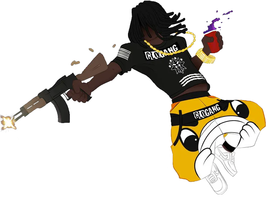  Muzzle Flash Png Chief Keef Cartoon Png Chief Keef Png