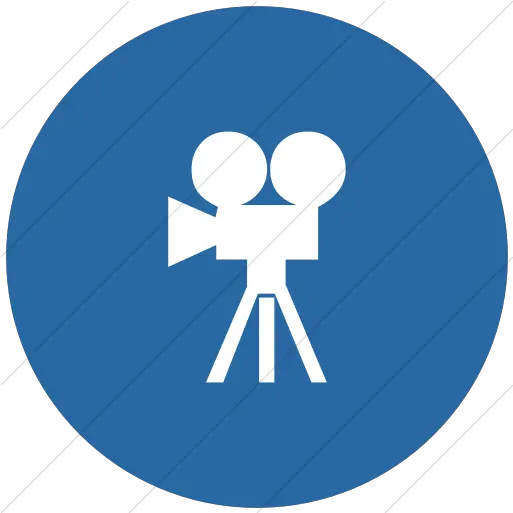  Iconsetc Flat Circle White Red Movie Camera Clipart Png Camera Icon Circle