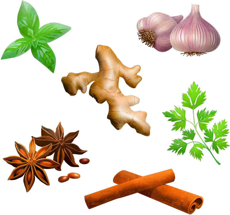  Spices Garlic Peppermint Free Image On Pixabay Boost Your Immunity Clipart Png Cinnamon Png