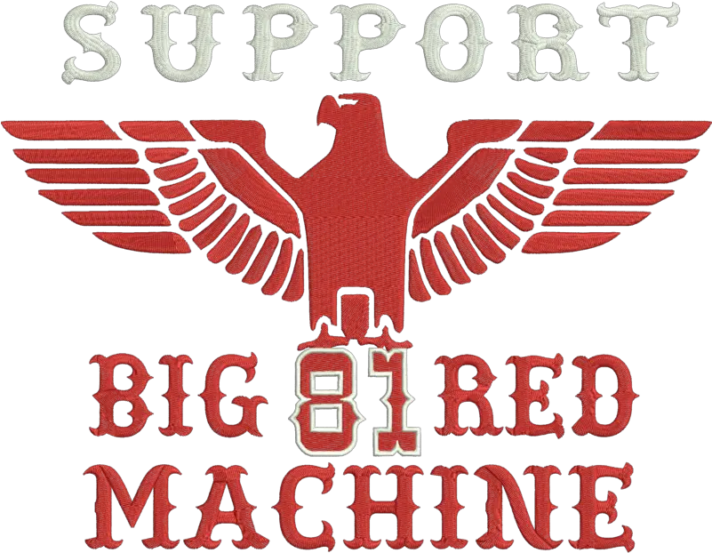  Big Red Machine Support Big Red Machine Png Nazi Eagle Png