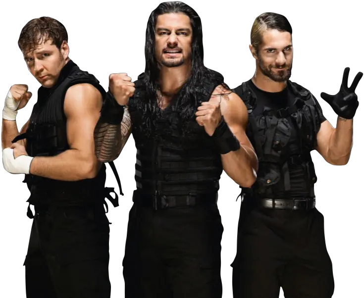  Roman Reigns And Seth Rollins Wwe Shield Hd Png Roman Reigns Transparent