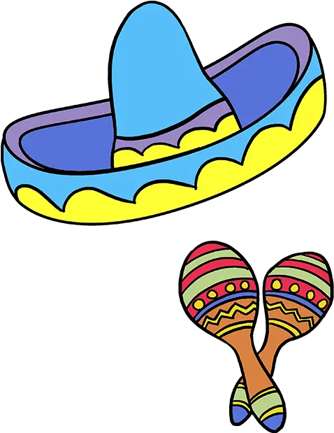  Sombrero Drawing Png Cinco De Mayo Png