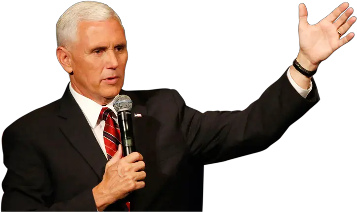  Inside The Vice Presidential Debate Mike Pence White Background Png Mike Pence Png