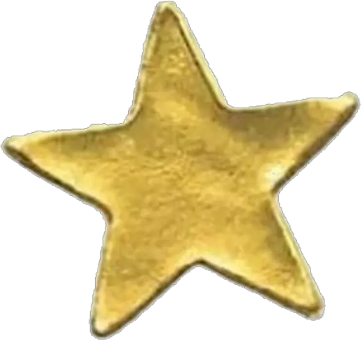  Download Gold Star Sticker Png Stars Overlay Png