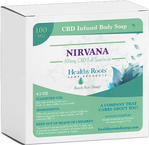  Heavenly Hemp Nirvana Cbd Bar Soap Coa Healthy Roots Skin Care Png Soap Png