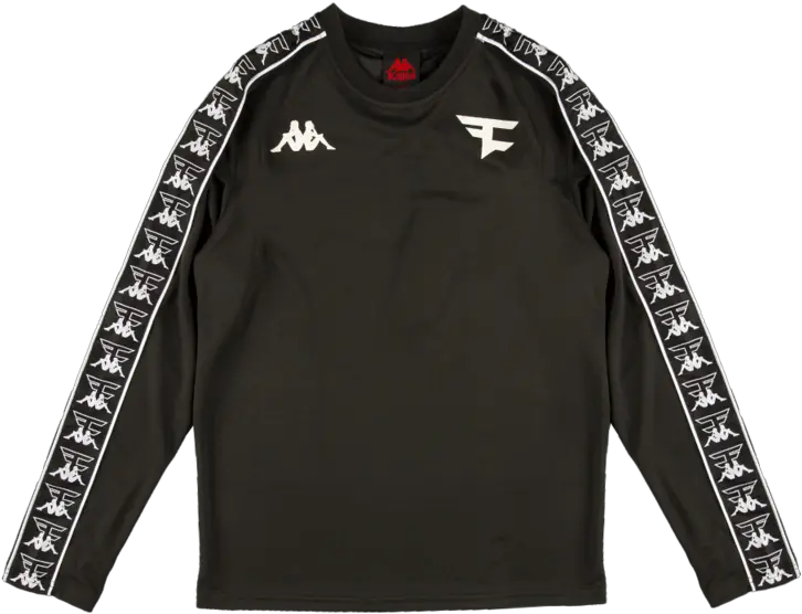  Faze Clan X Kappa Flaz Ls Jersey Faze Kappa Hoodie Png Faze Clan Logo