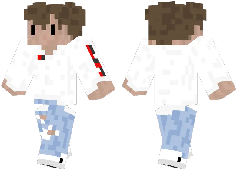  Ripped Jeans Champion Minecraft Skins Axe Png Ripped Jeans Png