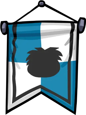  Ye Olde Blue Banner Club Penguin Wiki Fandom Portable Network Graphics Png Banner Icon Png