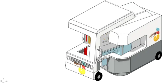  Ice Cream Truck Ny Architecture Work Commercial Vehicle Png Ice Cream Truck Png