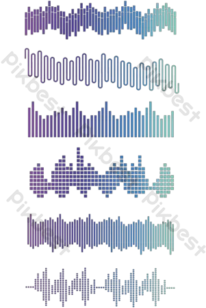  Sound Wave Templates Free Psd U0026 Png Vector Download Pikbest Horizontal Audio Waveform Png