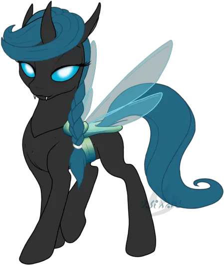  1000911 Artistdrake Braid Changeling Changeling Oc Female Mlp Changeling Base Png Drake Transparent Background