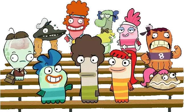  Cartoon Characters Fish Hooks And Doug Pnggif Fish Hooks Cartoon Characters Fish Hook Png