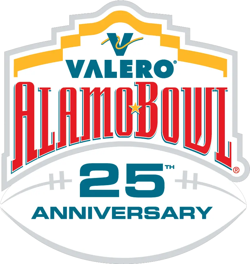  25th Anniversary Valero Alamo Bowl Fun Facts Valero Alamo Bowl Museo La Esquina Del Juguete Popular Mexicano Png 25th Anniversary Logo