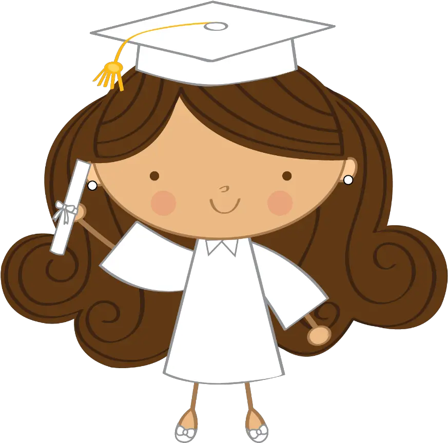  Graduate Girl Cartoon Girl Graduation Clipart Png Graduation Clipart Png