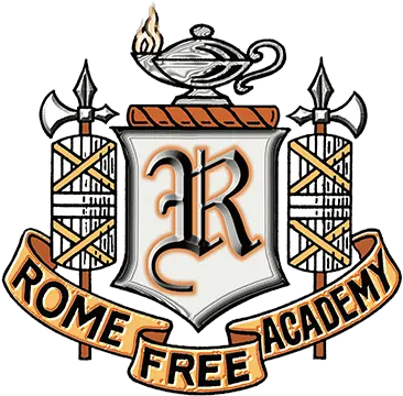  Hillside Rome Free Academy Rome Free Academy Black Knights Png As Rome Logo