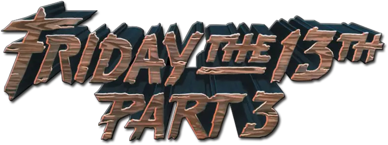  Friday 13th Part 3 Logo Logo Friday The 13th Png Friday The 13th Png