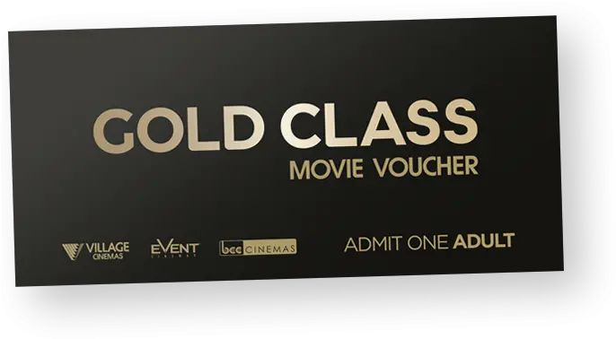  Family Movie Experience Evoucher Aeg Rewards Village Gold Class Png Movie Ticket Png