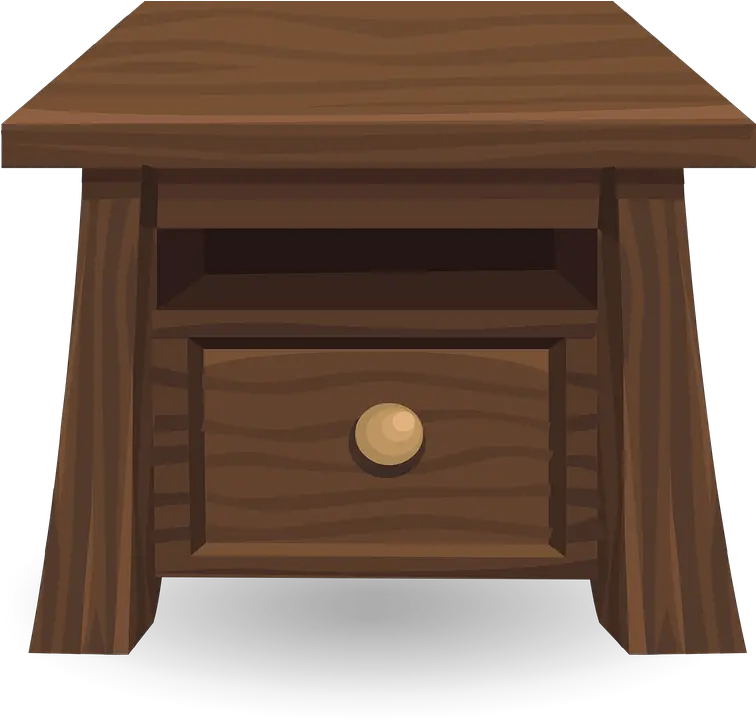  Night Table Bedside Bedside Table Clipart Png Wood Table Png