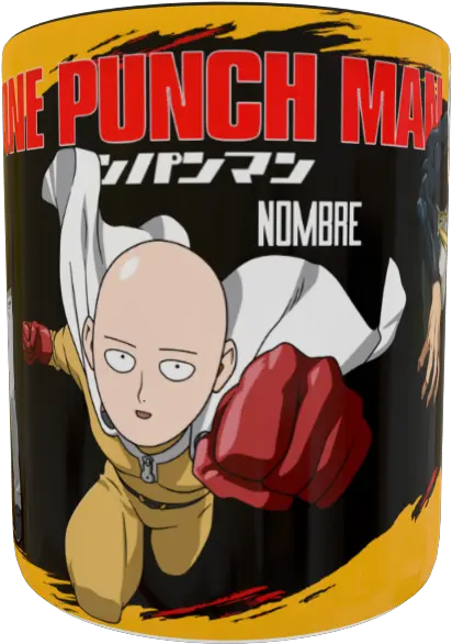  One Punch Man 02 Plantilla Editable Para Taza Superhero Png One Punch Man Icon