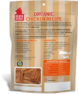  Plato Pet Treats Organic Chicken Strips 6 Oz Bag U2014 Nirvana Plato Pet Treats Png Plato Png