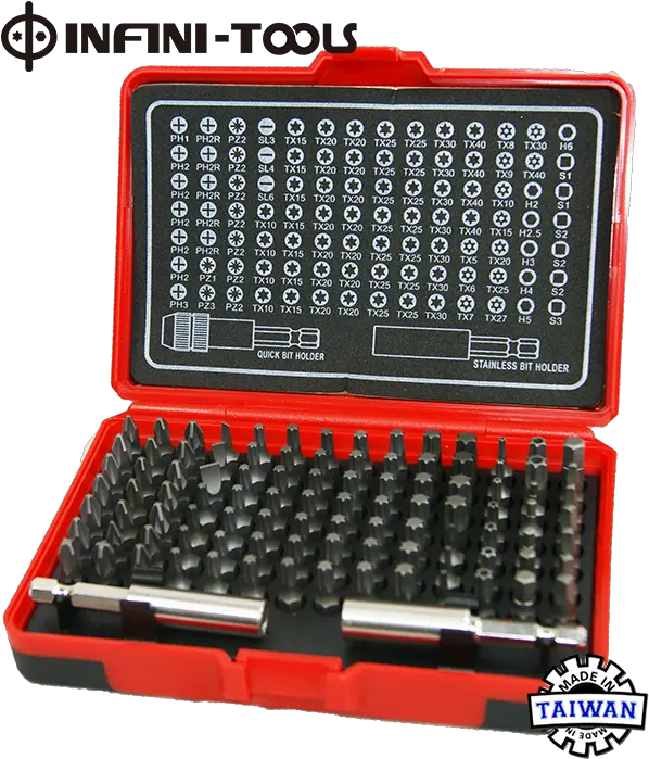  100 Pc Screwdriver Bits Set Taiwantradecom Office Equipment Png Mouse Icon Looks Like A Screwhead