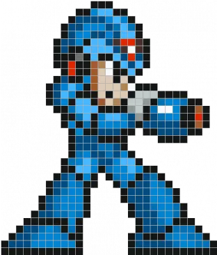  Megaman X Wall Decals Stickaz Megaman X Pixel Art Png Mega Man X Png