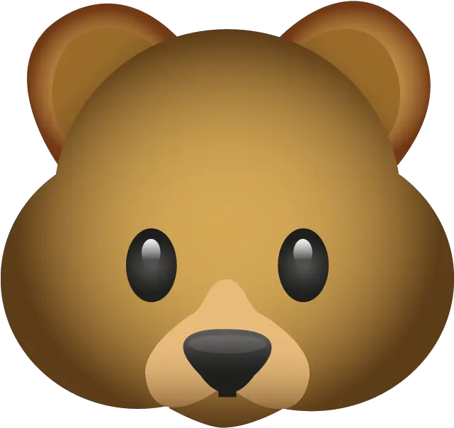  Download Bear Emoji Image In Png Iphone Bear Emoji Png Bear Head Png