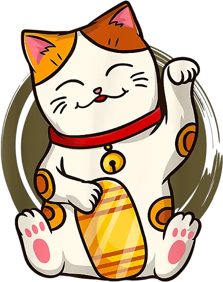  Anime Cat Cats Maneki Kawaii Neko Gift Tshirt Puzzle For Anime Cute Lucky Cat Png Kawaii Cat Icon