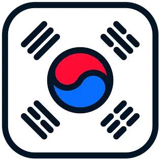  South Korea Icon Free Image On Pixabay Korean Flag Icon Png South Korea Flag Png