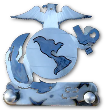  Eagle Globe Anchor Two Hook Emblem Png Eagle Globe And Anchor Png