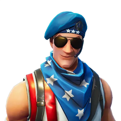  Stars And Stripes Jonesy Star Spangled Trooper Fortnite Png Stars And Stripes Png