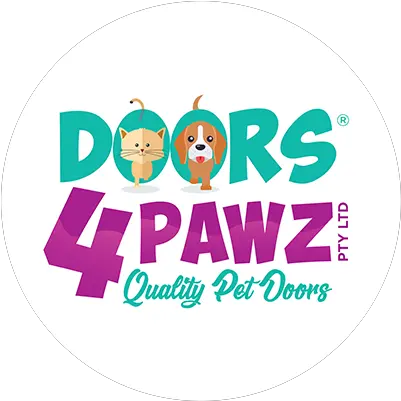  Quality U0026 Safe Cat Dog And Pet Doors Perth Western Australia Label Png Pet Logo