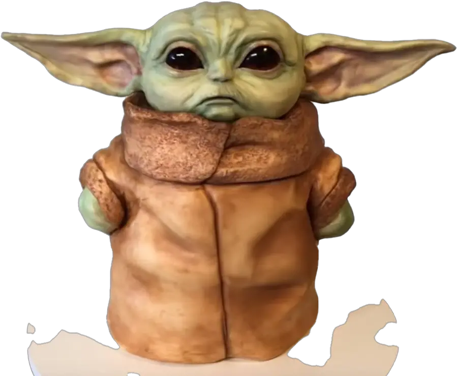  Baby Yoda Transparent Background Baby Yoda Cake Png Baby Transparent Background