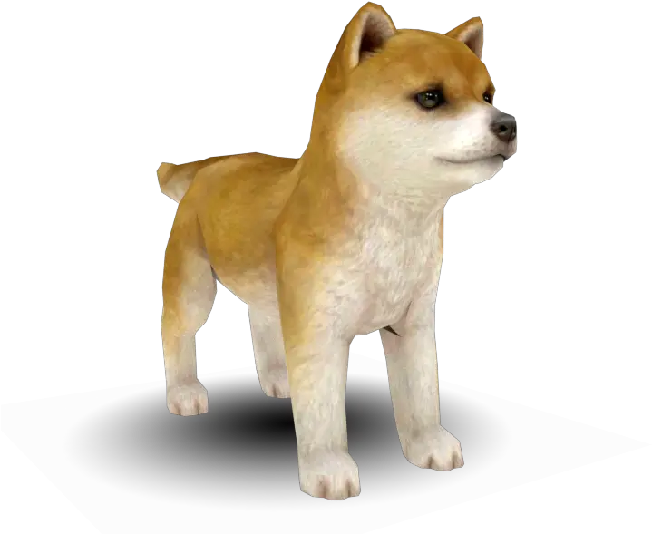  3ds Shiba Inu Transparent Png Shiba Inu Png