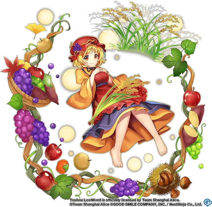  Minoriko Aki Touhou Lostword Wiki Gamepress Png Farming Simulator 17 Icon Meanings