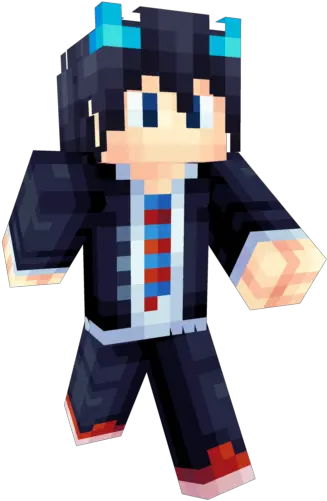  Rin Okumura Minecraft Skin Minecraft Skin Ao No Exorcist Png Rin Okumura Png