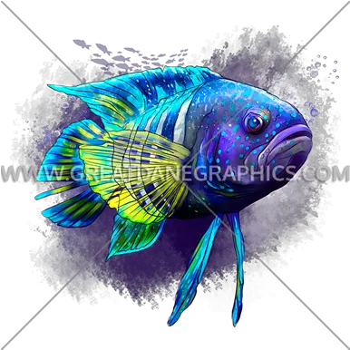  Tropical Blue Fish Production Ready Artwork For T Shirt Coral Reef Fish Png Tropical Fish Png